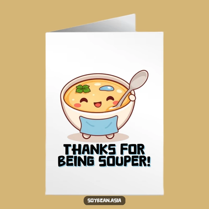 Free Printable Thank You Card: Miso Bowl Offers Thanks With A Hearty, Printable Spoonful!