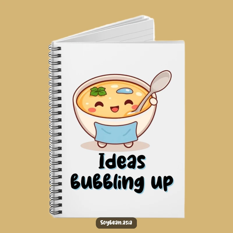 Funny Miso Soup Chef Notebook: Record Your Thoughts with Culinary Charm