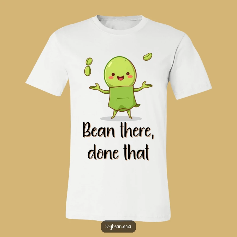 Funny Edamame Juggler T-Shirt: Wear Your Culinary Comedy with Pride